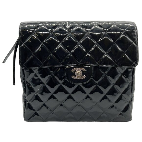 chanel vintage leather quilted backpack 80s 90s Lambskin Cavier Quilted Backpack Vintage Chanel Backpack